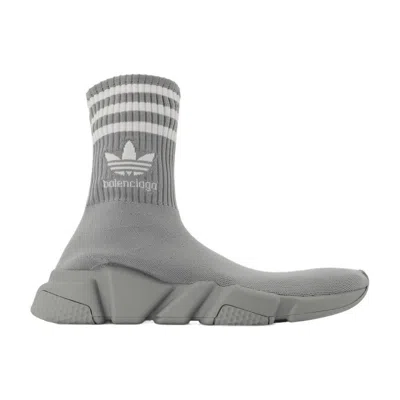 Balenciaga Speed Lt Adidas Sneakers In Gray