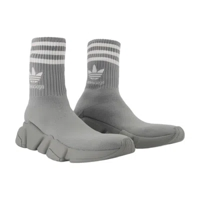 Balenciaga Speed Lt Adidas Sneakers In Gray