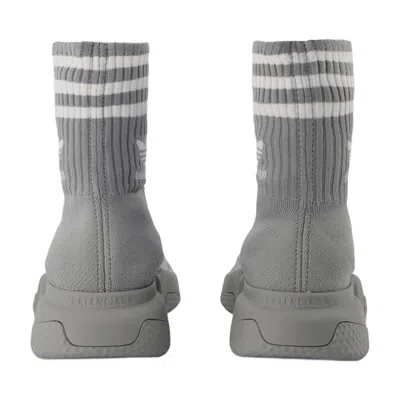 Balenciaga Speed Lt Adidas Sneakers In Gray