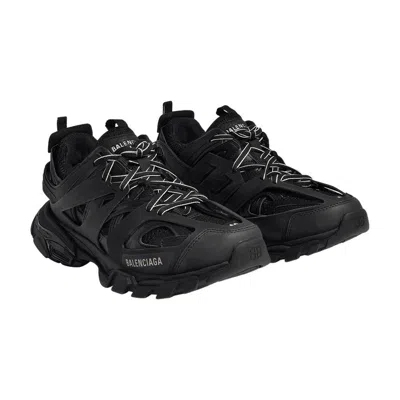 Balenciaga Track Sneakers In Mesh And Synthetic Leather In Black