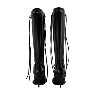 Balenciaga Cagole H90 Boots In Black