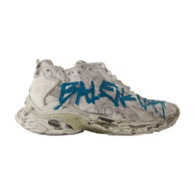Balenciaga Runner Sneakers In White