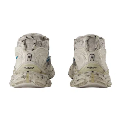 Balenciaga Runner Sneakers In White