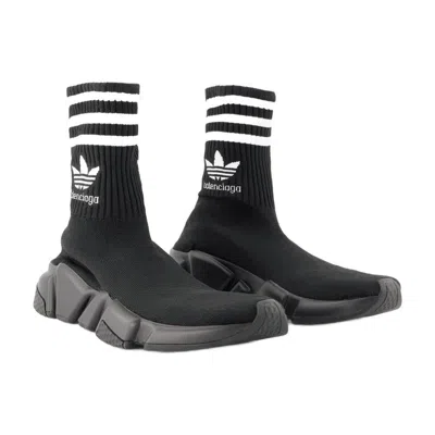 Balenciaga Speed Lt Adidas Sneakers In Black