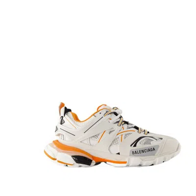 Balenciaga Multicolor Mesh And Rubber Track Sneakers In Animal Print