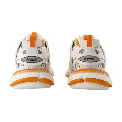 Balenciaga Multicolor Mesh And Rubber Track Sneakers In Animal Print