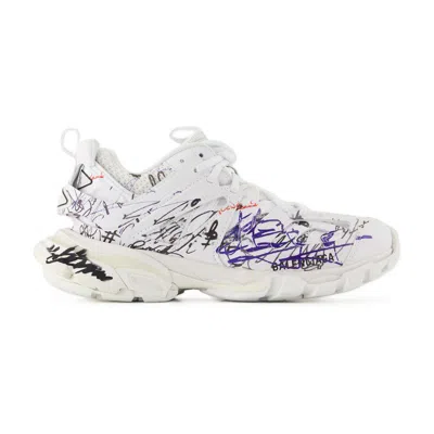 Balenciaga Track Sneakers In White