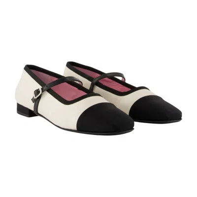 Carel Paris Giselle Ballet Flats In Neutral