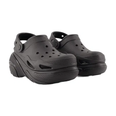 Crocs Bubble Crush Sandals In Black