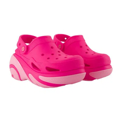 Crocs Women S Bubble Crush Clogs In Pink