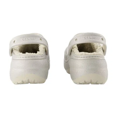 Crocs Classic Platform Glitter Sandals In Multi