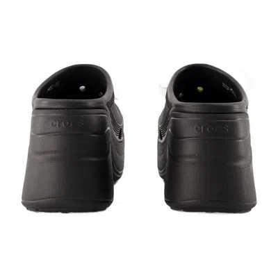 Crocs Siren Rosette Sandals In Black