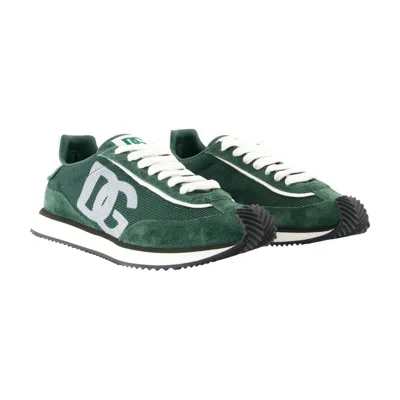 Dolce & Gabbana "dg Cushion" Sneaker In Green