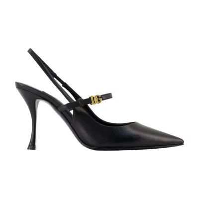 Dolce & Gabbana 90mm Slingback Heels In Multi