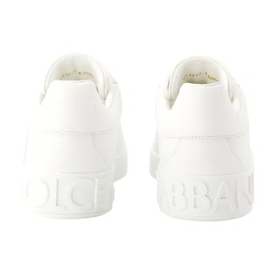 Dolce & Gabbana Dolce&gabbana Portofino White Low Trainer In White