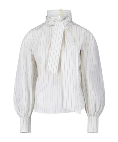 Finamore 1925 Napoli Tie Shirt In White