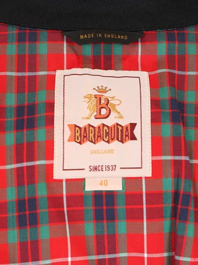 Baracuta G18 Melton Blu Jacket In Blue