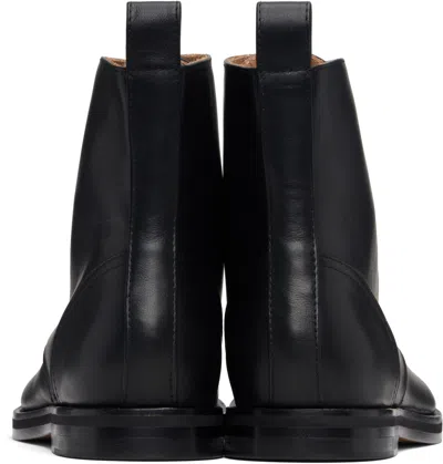 Jw Anderson Lace-up Leather Boots In Black