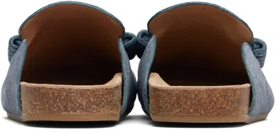 Jw Anderson Stitch Loafers In Blue