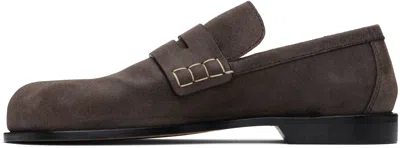 Jw Anderson Paw Loafers In Brown