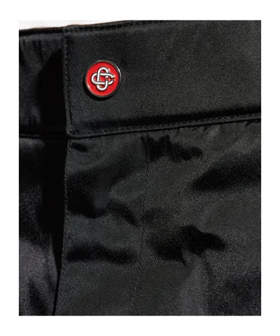 Casablanca Geometric Pattern Casual Pants In Black