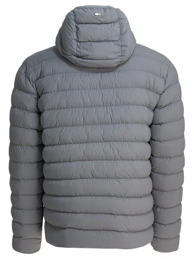 Herno Nylon Down Jacket Jackets And Coats Grey In Gray