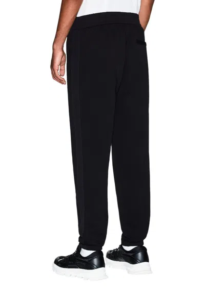 Armani Exchange Drawstring Sweatpants In Black