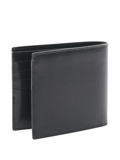 Pre-owned Givenchy 2020s 4g-motif Leather Wallet In Black