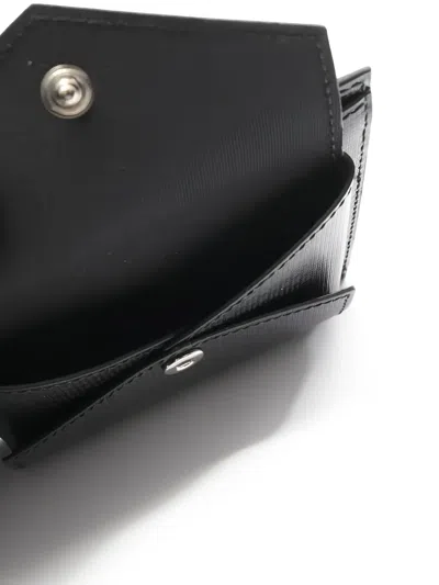 Pre-owned Givenchy 2020s 4g-motif Leather Wallet In Black