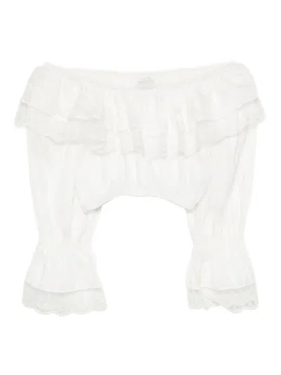 Reformation Elise Top In White