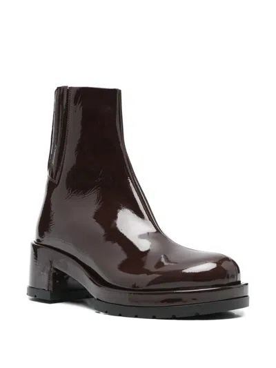 经典亮面靴（7厘米）