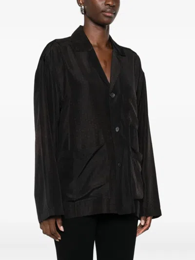 6397 Pyjama-style Shirt In Black