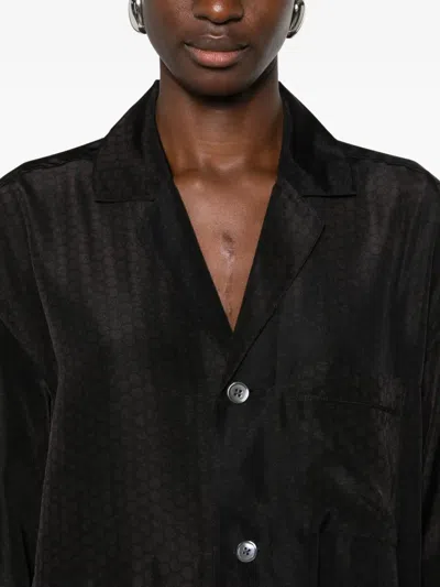 6397 Pyjama-style Shirt In Black