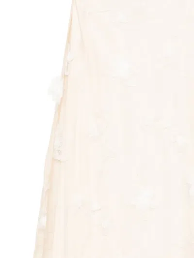 Reformation Gabriella Skirt In Neutral