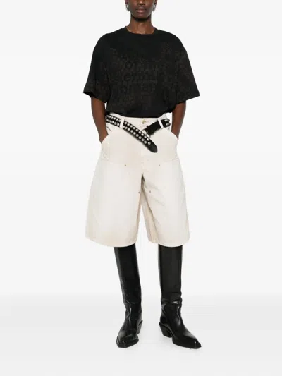 6397 Big Russell Bubble Wrap T-shirt In Black