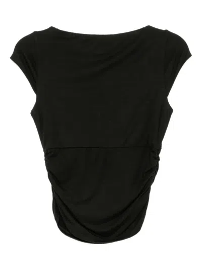 Reformation Madelyn Top In Black