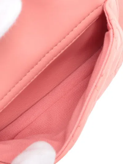 Pre-owned Chanel 2021-2025 Small Lambskin Duma Backpack In Pink