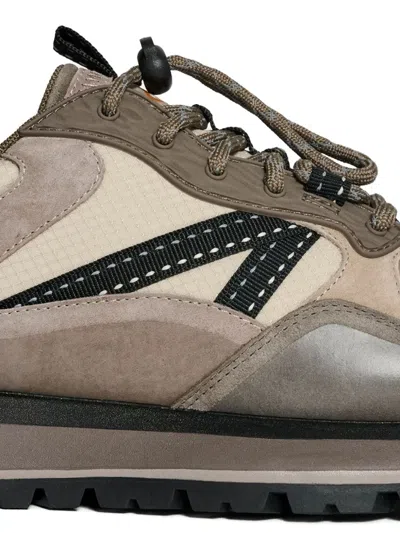 Hoff City Off Road Panelled Sneakers In Brown