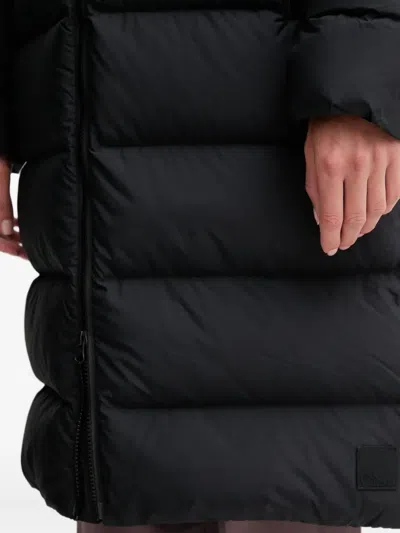 Jack Wolfskin Frozen Palace Hooded Padded Coat In Black