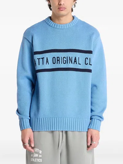 Patta Original Clothing Knitted Sweater In Blue