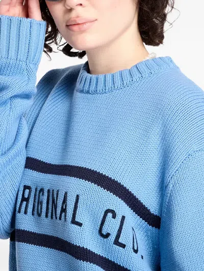 Patta Original Clothing Knitted Sweater In Blue