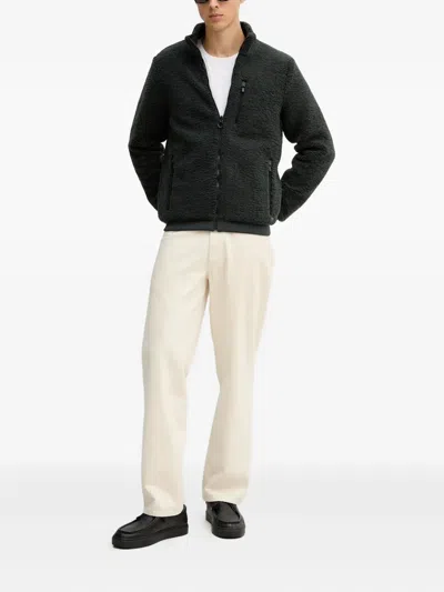 Geox Zip-up Jacket In Green