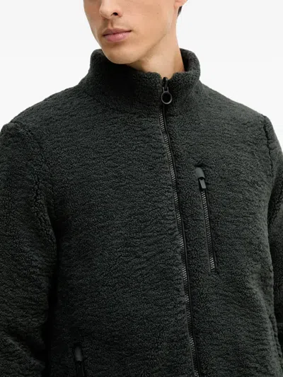 Geox Zip-up Jacket In Green