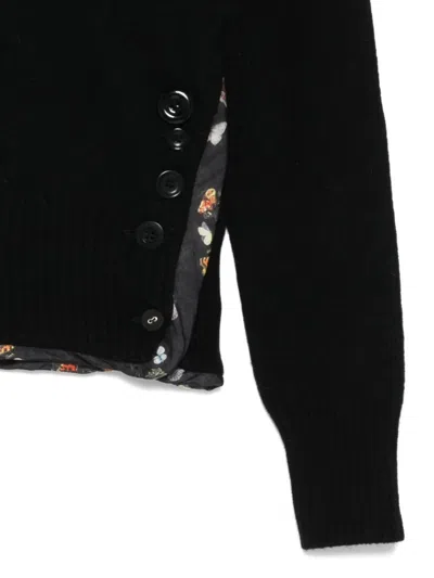 Undercover Floral-trim Jumper In Multi