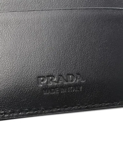 Pre-owned Prada 2020s Leather Wallet In Black
