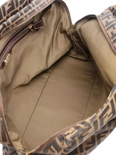 Pre-owned Fendi 2010s Monogram Tote Bag In Brown