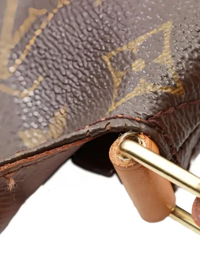 Pre-owned Louis Vuitton 2001 Monogram Adjustable Shoulder Bag In Brown