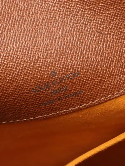 Pre-owned Louis Vuitton 2001 Monogram Adjustable Shoulder Bag In Brown