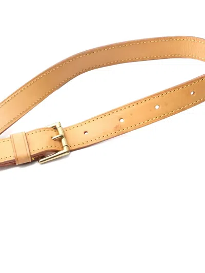 Pre-owned Louis Vuitton 2001 Monogram Adjustable Shoulder Bag In Brown