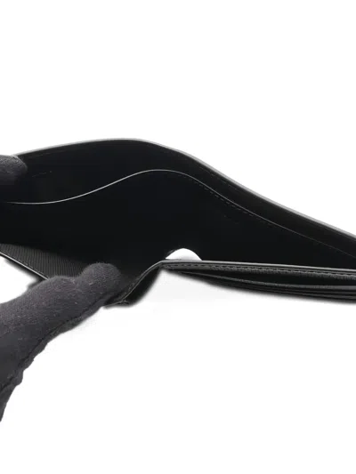 Pre-owned Givenchy 2020s 4g Leather Wallet In Black